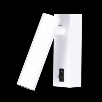 K Light MB-002/BL, MB-002/WH 3W LED Round Wall Light (Multiple Colours/Finishes)