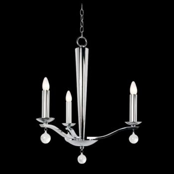 K Light MC-KLCH-1310/3 E14 3 Arms Candelabra Chandelier Chrome