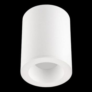 K Light O-KLS-77/WH, O-KLS-77/BL 230V 7W 1 x GU10 Round Outdoor Surface Mounted Downlight IP65 (Multiple Colours/Finishes)