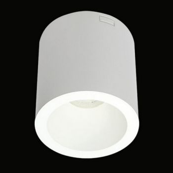 K Light O-KLS-88-R/WH 230V 7W LED GU10 Coastal Surface Mounted Round Downlight (Multiple Colours/Finishes)