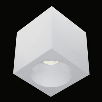 K Light O-KLS-88-S/WH 230V 7W LED GU10 Coastal Surface Mounted Square Downlight White