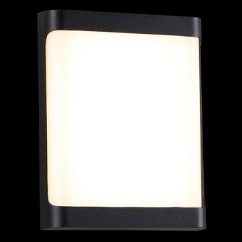 K Light WYN-LED-612 230v 20W LED SMD Coastal Square Plain Bulkhead Black