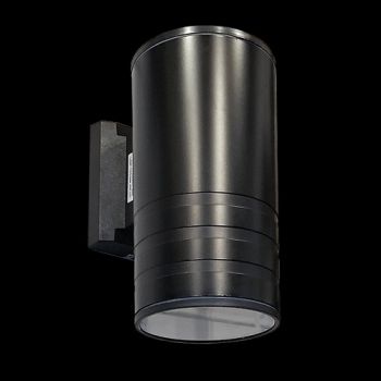 K Light P-KLG-30-1/BL 230V 40W E27 Round Up or Down Garden Light IP54 Black