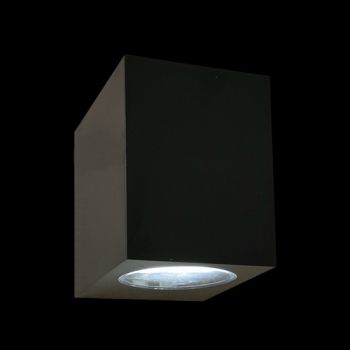 K Light P-KLG-8110 230v 4W GU10 LED Coastal Polycarbonate and ABS Square Down Wall Light