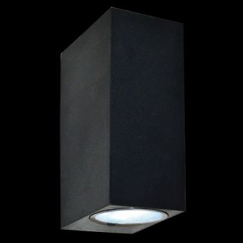 K Light P-KLG-8111 230v 8W GU10 LED Coastal Polycarbonate and ABS Square Up and Down Wall Light