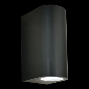 K Light WYN-P-KLG-9211 230v 8W GU10 LED Coastal Polycarbonate and ABS Round Up and Down Wall Light