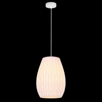 K Light PO-KLCH-1922 230v 6W LED E27 Orchid 3D Printed Recycled Pendant White