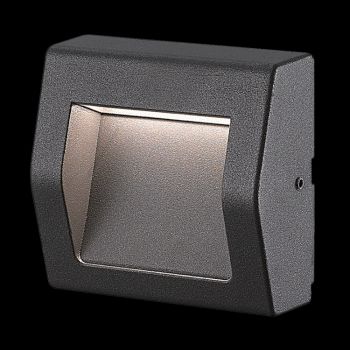 K Light R-LED-2601 LED Square Small Die Cast Aluminium Surface mounted Step Light IP54