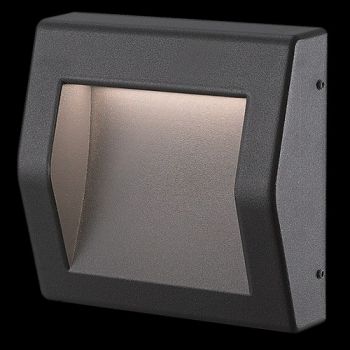 K Light R-LED-2602 LED Square Large Die Cast Aluminium Surface mounted Step Light IP54