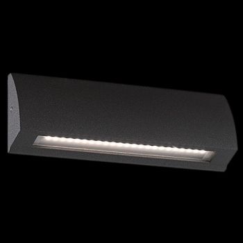 K Light R-LED-9001 3W LED Curved Small Die Cast Aluminium Surface Mounted Foot Light IP54
