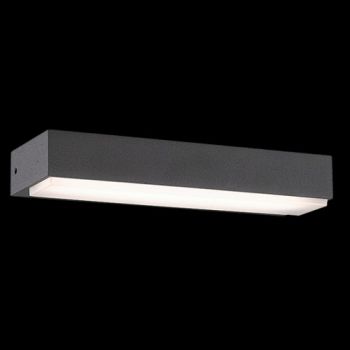 K Light R-LED-9802/B 8W LED Single Skyline Die Cast Aluminium Wall Light IP54