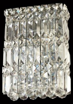 K Light S-KLW-2316/B, S-KLW-2316/S Square K9 Crystal Wall Light (Multiple Sizes)