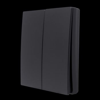 K Light S112BL Two Lever Kinetic Frameless Switch Black