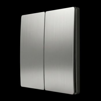 K Light S112SL Two Lever Kinetic Frameless Switch Silver