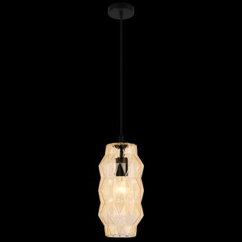 K Light T-KLCH-05/AB, T-KLCH-05/BU, T-KLCH-05/CL, T-KLCH-05/TEA 230v 40W Crystal Cut Glass Pendant (Multiple Colours/Finishes)