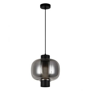 K Light T-KLCH-133/BL, T-KLCH-133/SG 230v E27 Medium Chicago Glass Pendant (Multiple Colours/Finishes)