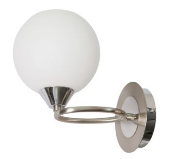 K Light T-KLW-60723/1 Flower Luxury Wall Light Round Smooth Glass