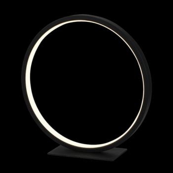 K Light T-LED-672/BL, T-LED-672/GD 230V 12W LED Ring Table Lamp Black (Multiple Colours/Finishes)