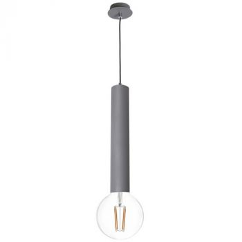 K Light WYN-VR-KLCH-1021/GR E27 Flute Pendant Grey