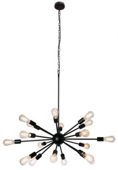 K Light WE-KLCH-302/BL, WE-KLCH-302/GD 18 Light Medium Supernova Pendant (Multiple Colours/Finishes)