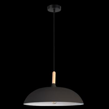 K Light Y-KLCH-6131/BL, Y-KLCH-6131/GR, Y-KLCH-6131/WH 230V 40W Metal & Wood Classic Pendant (Multiple Colours/Finishes)