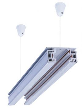 K Light YB-3WS-TR-3/BL, YB-3WS-TR-3/WH 3 Wire 3M Suspension Track (Multiple Colours/Finishes)