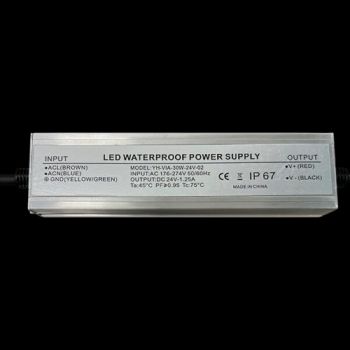 K Light YH-VIA-30W-24V2 24V 30W LED Driver for pixie Range IP67