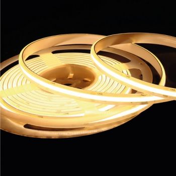K Light YM-200-24V-WW 24V 10W LED Dot less Strip Light sold per meter White