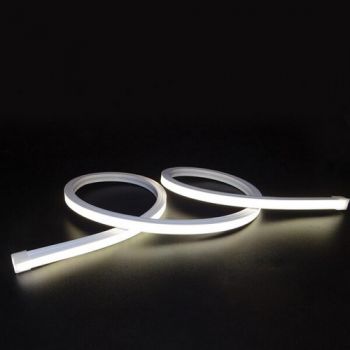 K Light YN-NEON-FRNT/CW, YN-NEON-FRNT/WW 24v 18W/m 240LED/m SMD NEON-FRONT Strip Light (Multiple Colours/Finishes)