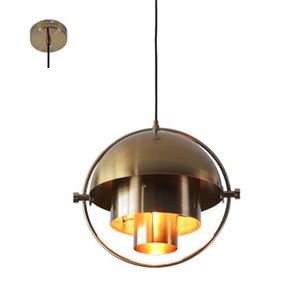 K Light CA-KLCH-1729/L Multi Design 42cm Pendant Antique Brass