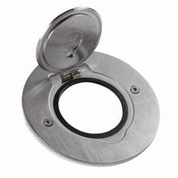 Legrand Arteor 089701 Receptacle For Floor Socket Arteor/Mosaic Round Version Stainless Steel