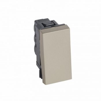 Legrand Arteor 570000 1way PushButton 6A 250V 1Module Champagne