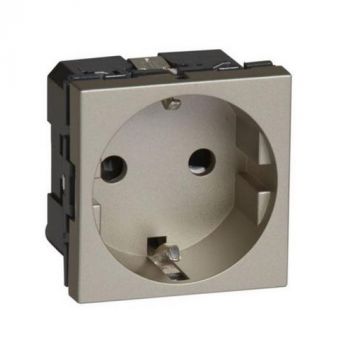 Legrand Arteor 570041 Socket 16A 2Pole And Earth Shuttered 2Modules Champagne