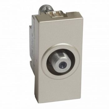Legrand Arteor 570050 Single TV Star Socket F Type 1Module Champagne