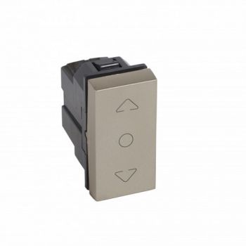 Legrand Arteor 570052 Curtain Switch With Centre Off 1Module Champagne