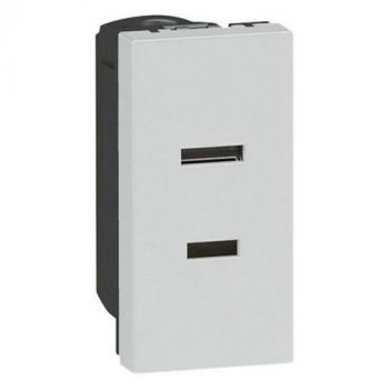 Legrand Arteor 570072 Socket 15A / 127V 2P 1Module Soft Aluminium