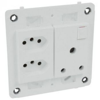 Legrand Arteor 570090 Socket 2 New Socket With 1 Old Switched Socket Soft Aluminium