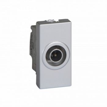 Legrand Arteor 571051 Single TV Star Socket Male Ø9.5mm 1Module Aluminium