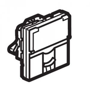 Legrand Arteor 571059 Cat. 6A Socket s UTP 2Module Soft Aluminium