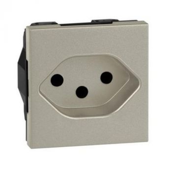 Legrand Arteor 571073 Socket T13 10A 250V 2Pole And Earth 2Modules Champagne