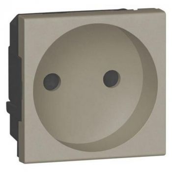 Legrand Arteor 571086 Socket 2Pole Shuttered 10/16A 2Modules Champagne