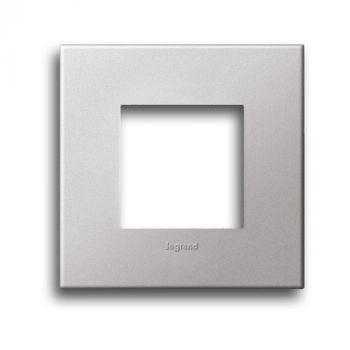 Legrand Arteor 571302 2Module Cover Plate 3X3 Soft Aluminium