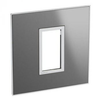Legrand Arteor 571361 Cover Plate 1Module 3X3 Reflective Stainless Steel