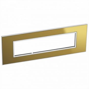 Legrand Arteor 571378 Cover Plate 8Modules Reflective Gold