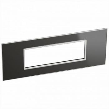 Legrand Arteor 571386 Cover Plate 6Modules Reflective Black