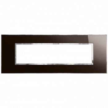 Legrand Arteor 571388 Cover Plate 8Modules Reflective Black