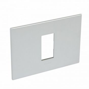 Legrand Arteor 571411 Cover Plate 1Module 2X4 Soft Aluminium