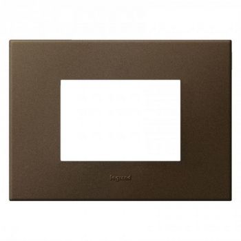 Legrand Arteor 571443 Cover Plate 3Modules 2X4 Dark Bronze