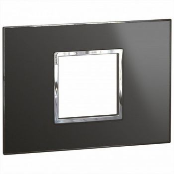 Legrand Arteor 571457 Cover Plate 2Modules 2X4 Reflective Black
