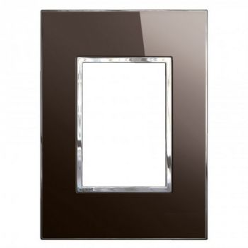Legrand Arteor 571458 Cover Plate 3Modules 2X4 Reflective Black